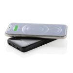 Powerbank wireless din plastic reciclat standard RCS personalizat cu logo