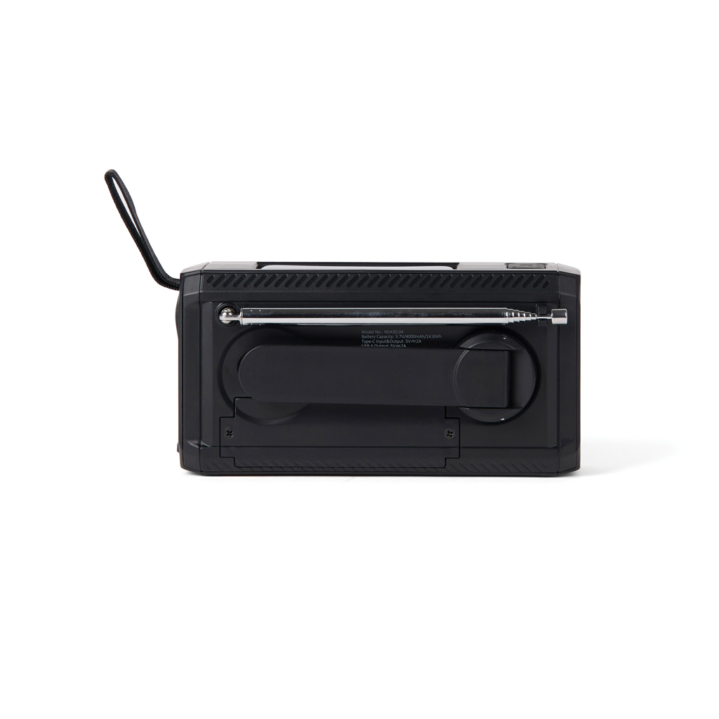Radio multifuncțional Nordic Drift Titan IPX4 4000mah personalizat cu logo