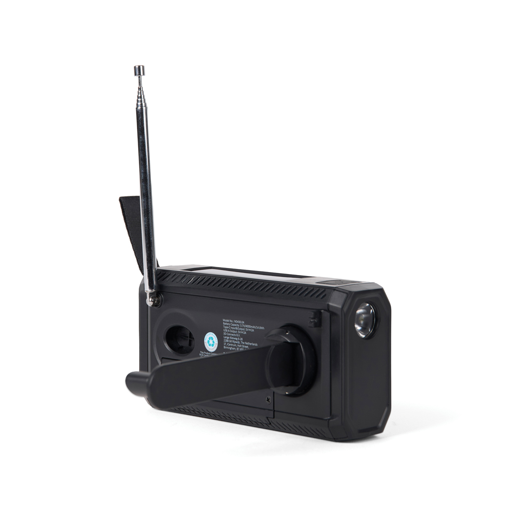 Radio multifuncțional Nordic Drift Titan IPX4 4000mah personalizat cu logo