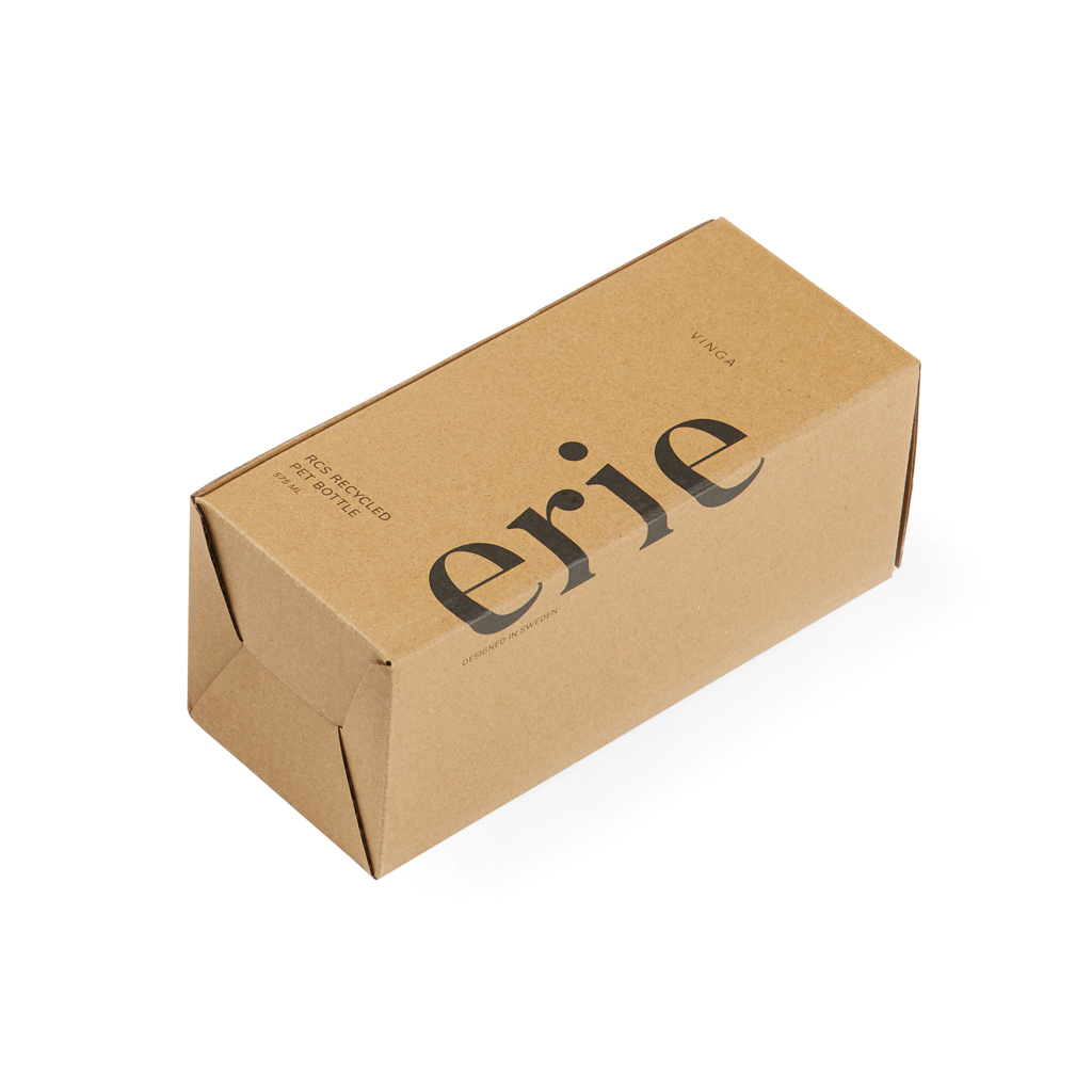 Recipient apă VINGA Erie din PET reciclat RCS 575ML personalizat cu logo