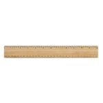 Riglă 30 cm Timberson, bamboo cu doua laturi personalizat cu logo
