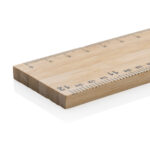 Riglă 30 cm Timberson, bamboo cu doua laturi personalizat cu logo