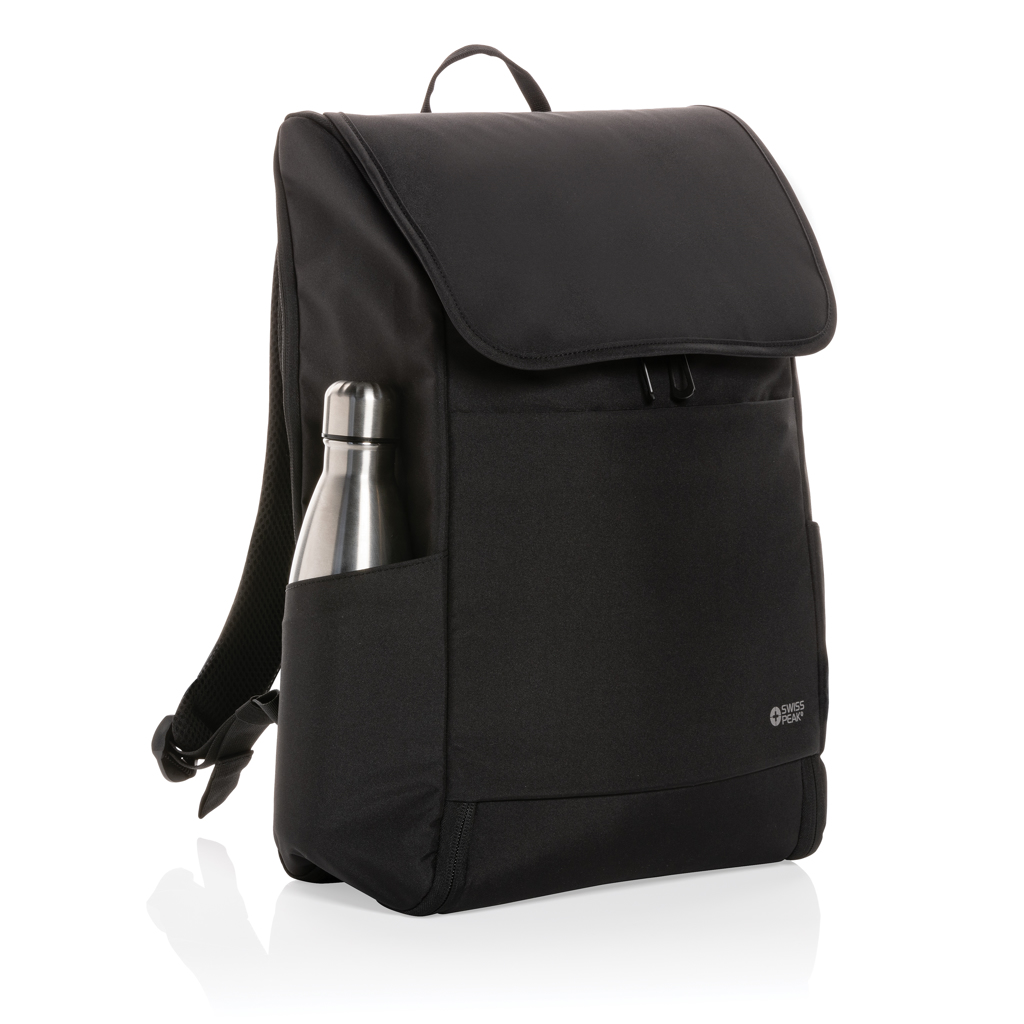 "Rucsac 15"" Swiss Peak Fern AWARE™ RPET, fermoar complet" personalizat cu logo