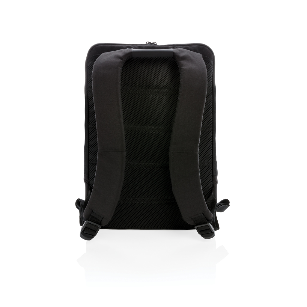 "Rucsac antifurt 15"" Swiss Peak RFID & USB, fără PVC" personalizat cu logo