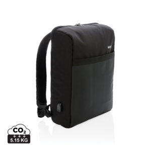 Swiss Peak 15″ anti-theft RFID & USB backpack PVC free