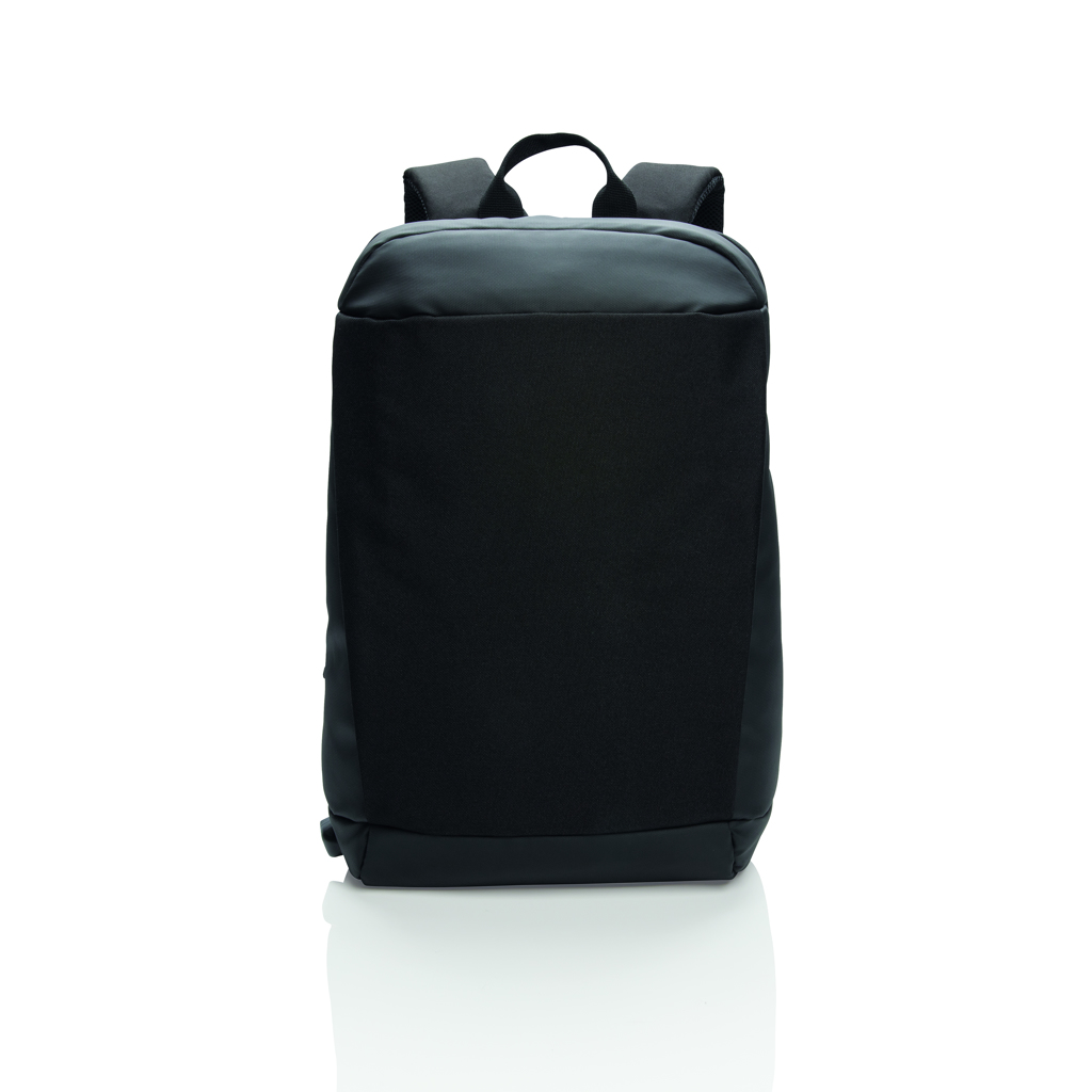 Rucsac antifurt pentru laptop Madrid USB, fara PVC personalizat cu logo