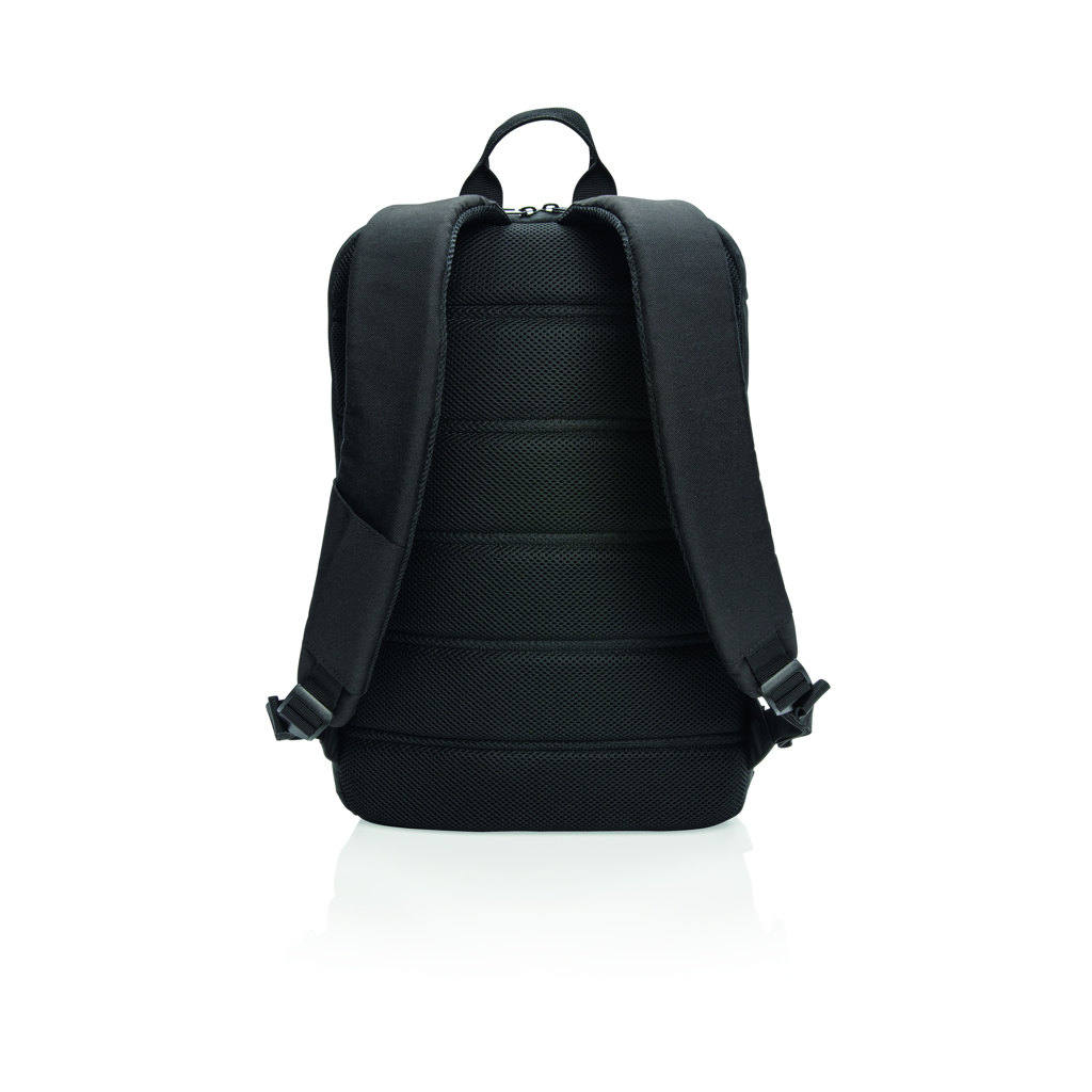 Rucsac antifurt pentru laptop Madrid USB, fara PVC personalizat cu logo