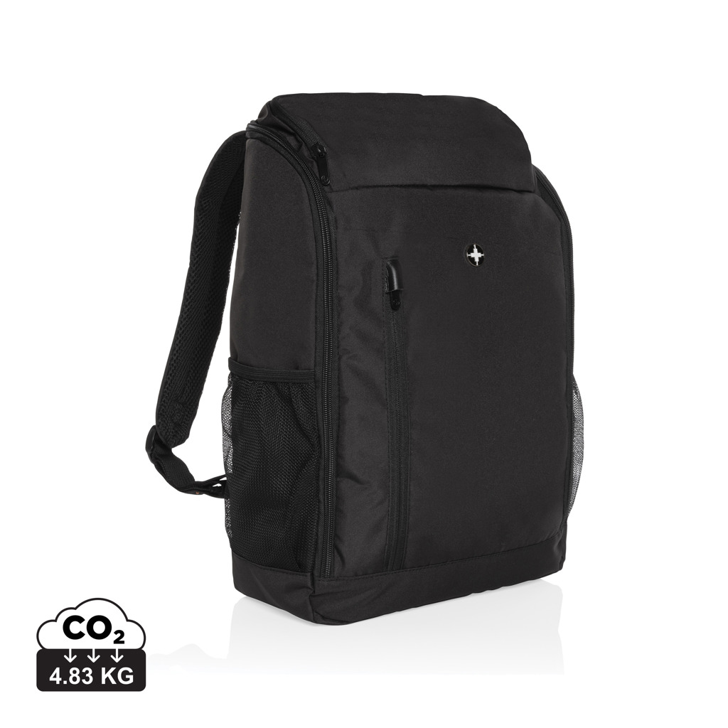 "Rucsac cu acces ușor Swiss Peak AWARE™ pentru laptop 15.6"" personalizat cu logo