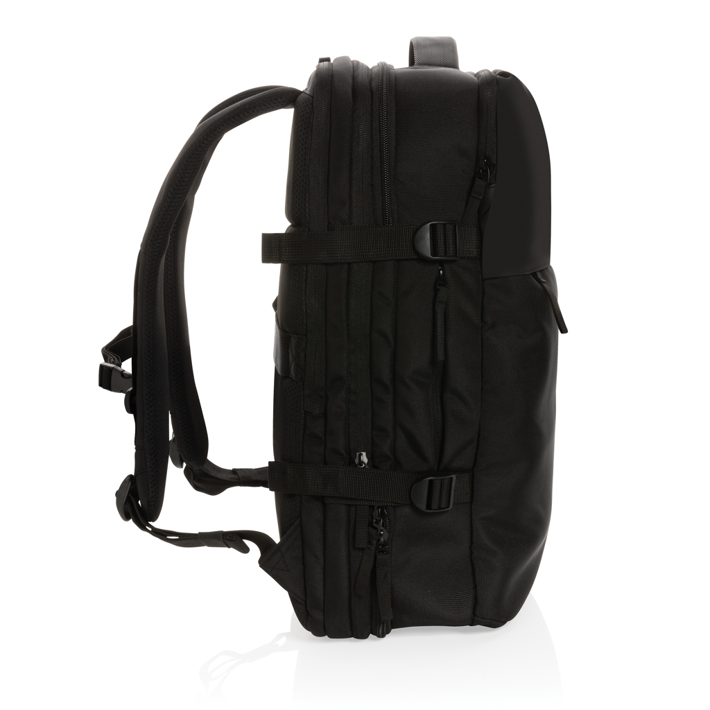 Rucsac extensibil pentru laptop 15.6 Swiss Peak AWARE™RPET personalizat cu logo