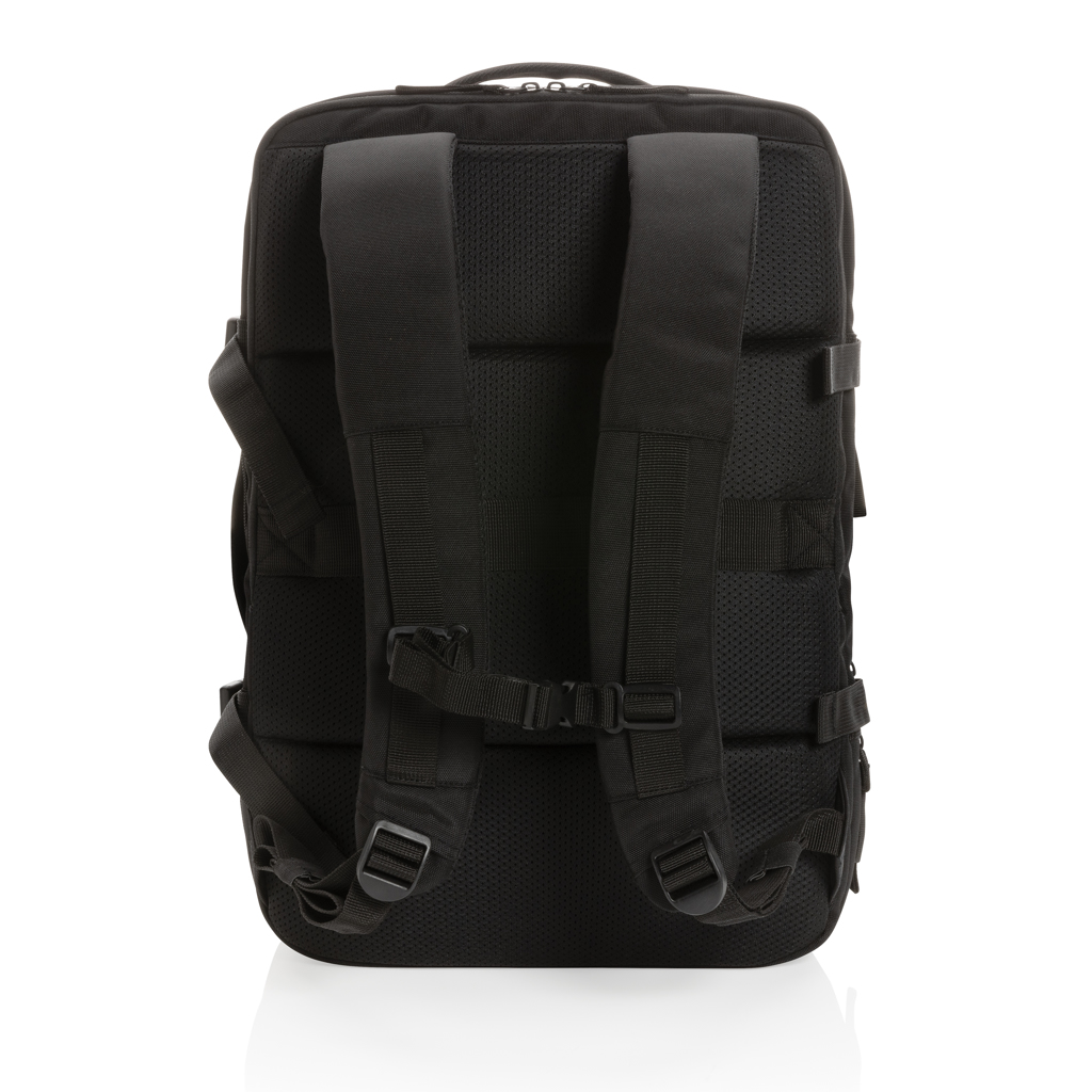 Rucsac extensibil pentru laptop 15.6 Swiss Peak AWARE™RPET personalizat cu logo
