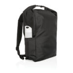 Rucsac Impact AWARE™ cu închidere prin rulare RPET personalizat cu logo