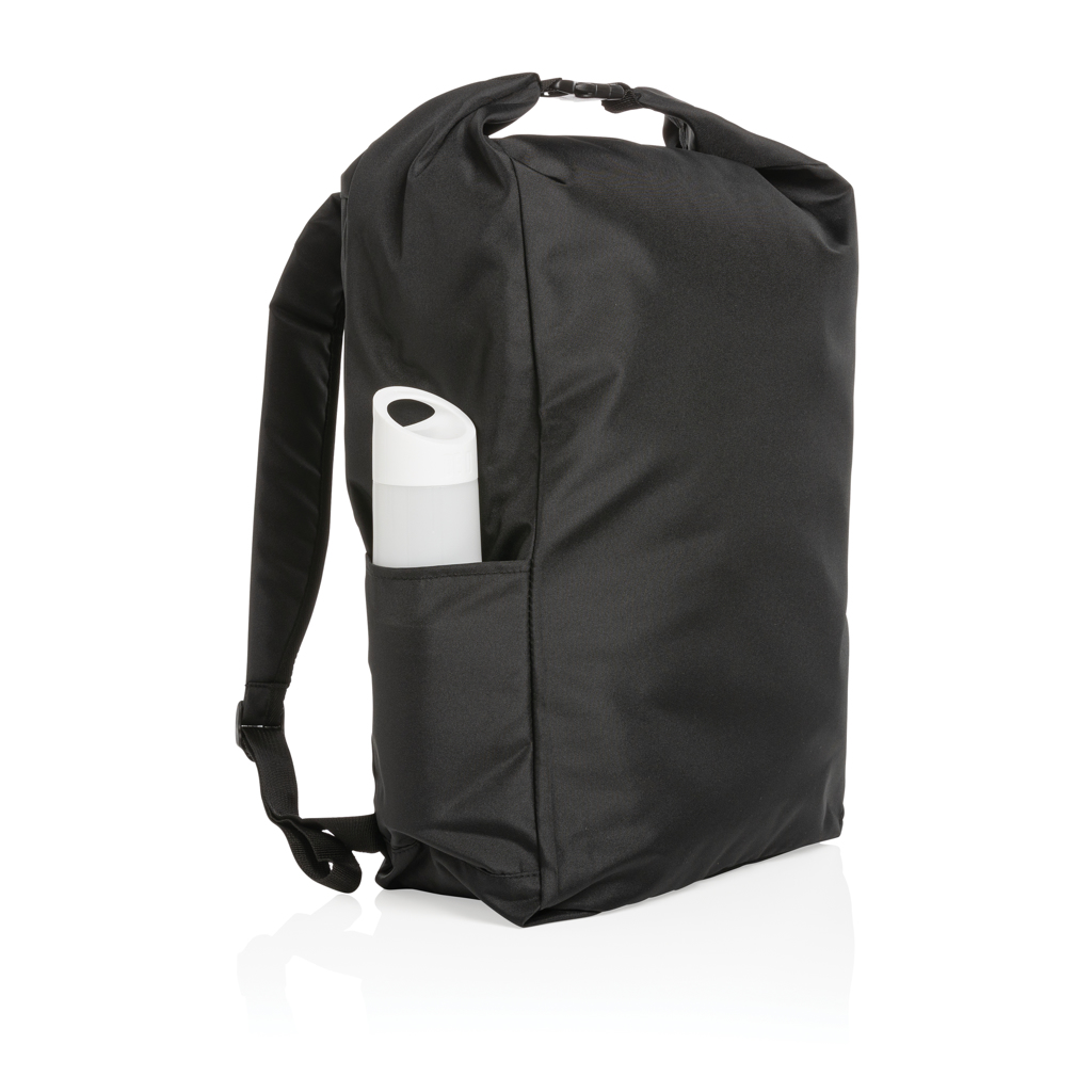Rucsac Impact AWARE™ cu închidere prin rulare RPET personalizat cu logo