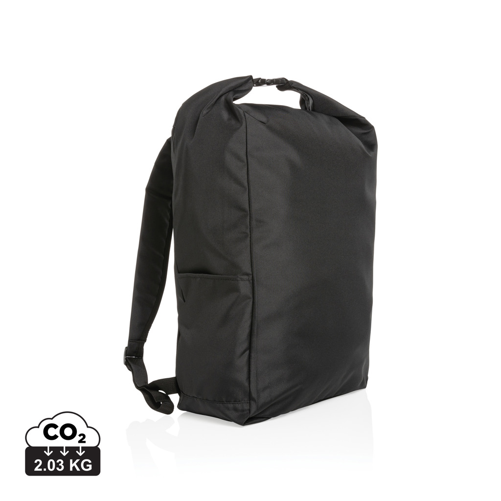 Rucsac Impact AWARE™ cu închidere prin rulare RPET personalizat cu logo