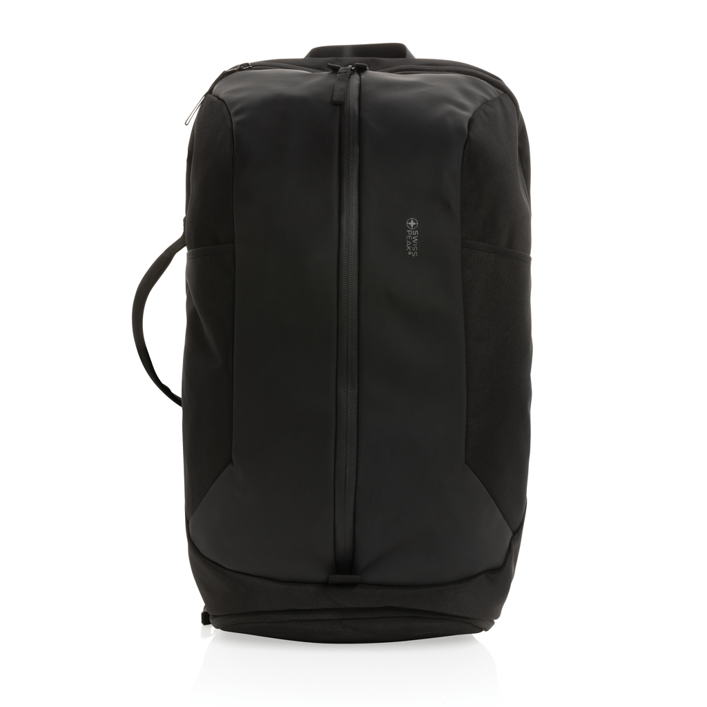 Rucsac laptop 15.6"convertibil 2 în 1 Swiss Peak AWARE™RPET personalizat cu logo