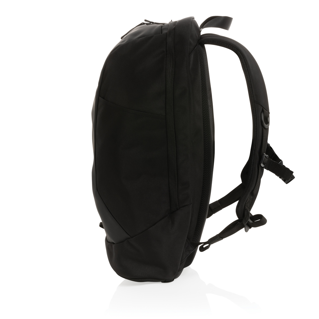 Rucsac laptop 15.6"convertibil 2 în 1 Swiss Peak AWARE™RPET personalizat cu logo