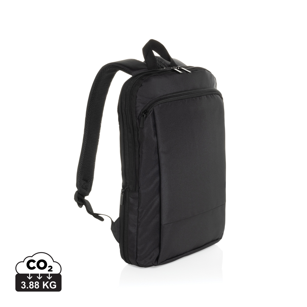 Rucsac laptop 15.6” Flexpack Aware™ Expandable Slim RPET personalizat cu logo