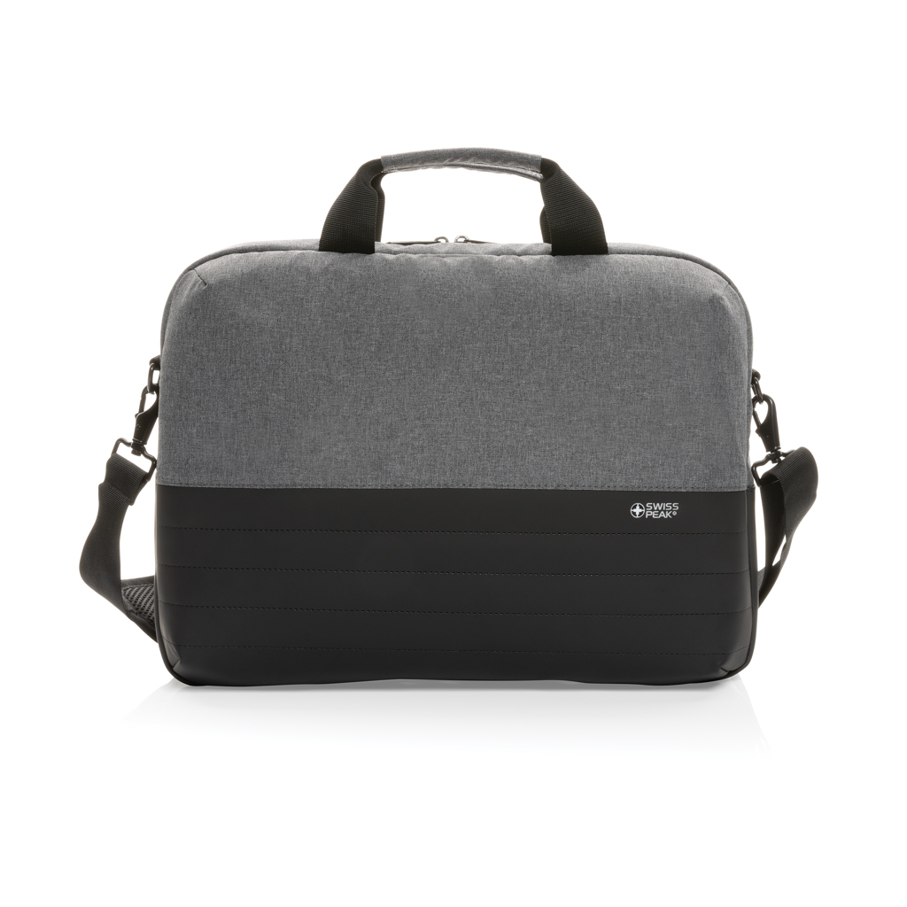 Rucsac laptop 15.6" Swiss Peak AWARE™ cu buzunar RFID personalizat cu logo