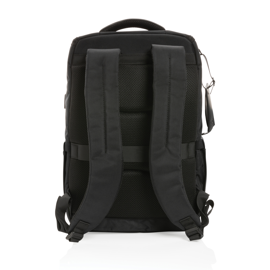 Rucsac laptop 15.6" Swiss Peak AWARE™ RPET Voyager personalizat cu logo