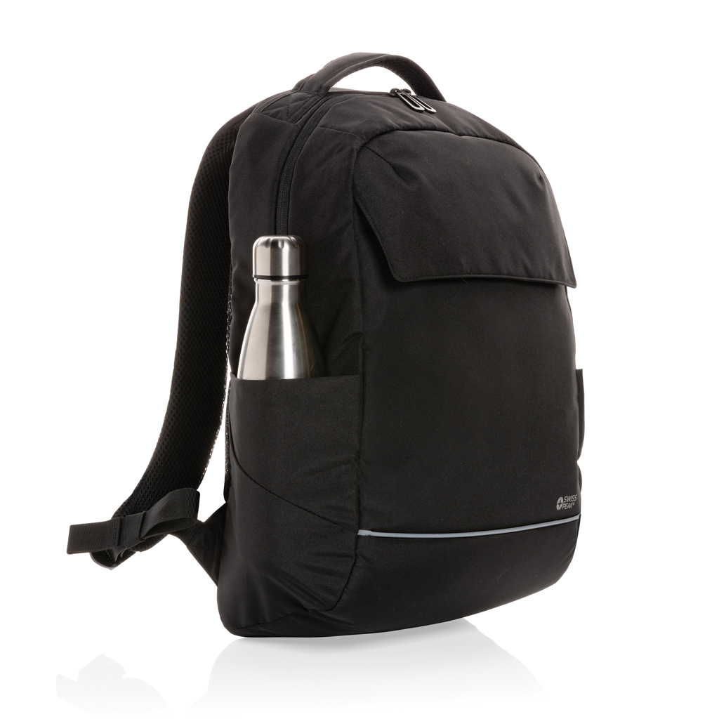 "Rucsac laptop 15.6"" Swiss Peak Brooke AWARE™ RPET" personalizat cu logo