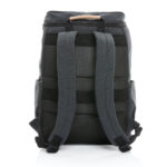 Rucsac laptop 15" din pânză reciclată Impact AWARE™ 16 oz. personalizat cu logo