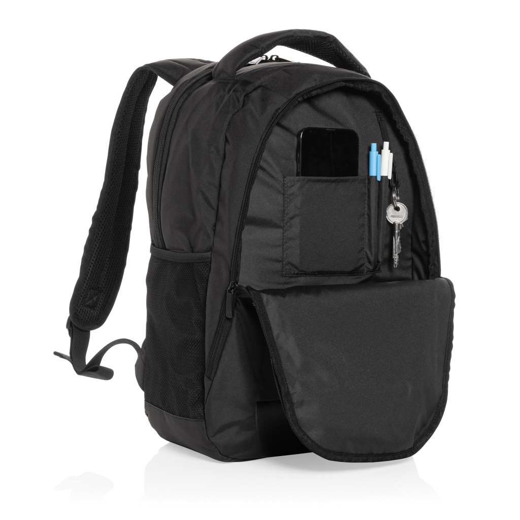 Rucsac laptop Impact AWARE™ Boardroom fără PVC personalizat cu logo