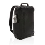 Rucsac negru pentru laptop 15.6" Fashion, fără PVC personalizat cu logo
