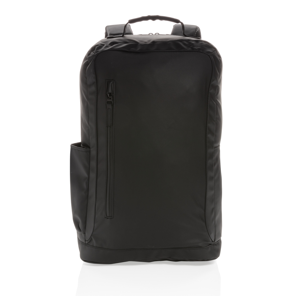 "Rucsac negru pentru laptop 15.6"" Fashion, fără PVC" personalizat cu logo