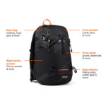 Rucsac Nordic Drift Trail RCS 24L personalizat cu logo