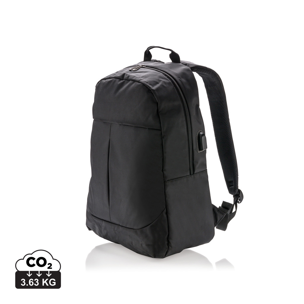 Rucsac pentru laptop Power USB personalizat cu logo
