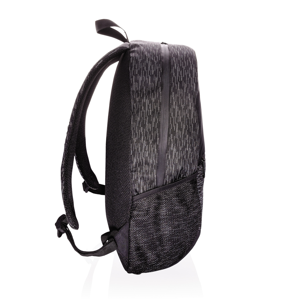 Rucsac reflectorizant pentru laptop AWARE™ rPET personalizat cu logo