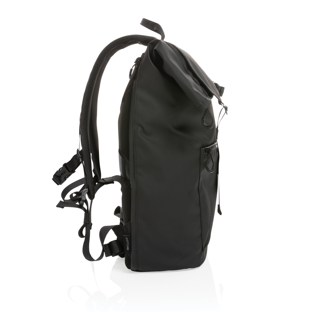 Rucsac rezistent la apă pentru laptop 15.6” Swiss Peak AWARE personalizat cu logo
