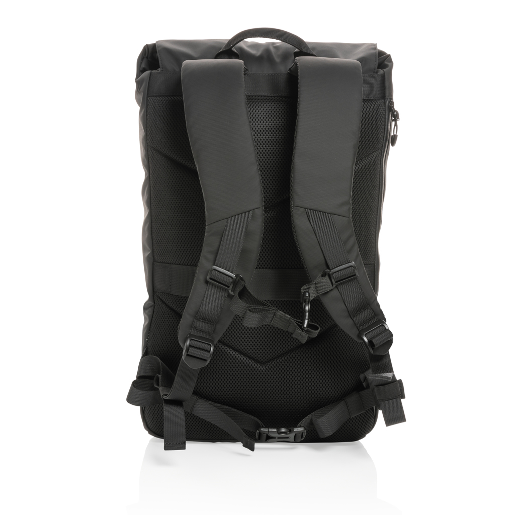 Rucsac rezistent la apă pentru laptop 15.6” Swiss Peak AWARE personalizat cu logo