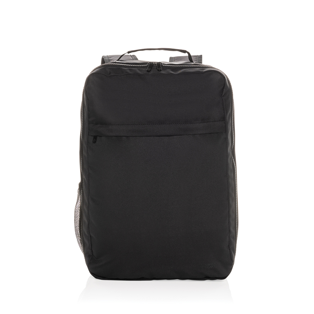 Rucsac Swiss Peak Aware™ RPET Essential pentru laptop de 15. personalizat cu logo