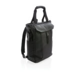 Rucsac-tote pentru laptop de 15” Swiss Peak RFID, fără PVC personalizat cu logo