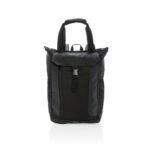 Rucsac-tote pentru laptop de 15” Swiss Peak RFID, fără PVC personalizat cu logo