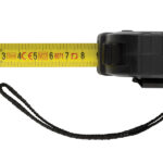 Ruletă din plastic reciclat RCS 3M/16mm cu buton de blocare personalizat cu logo
