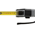 Ruletă din plastic reciclat RCS 5M/19 mm cu oprire automată personalizat cu logo