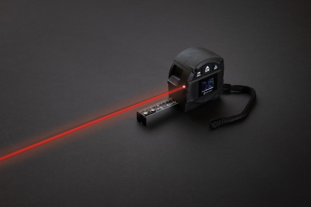 Ruletă Gear X 5M cu laser de 30M personalizat cu logo