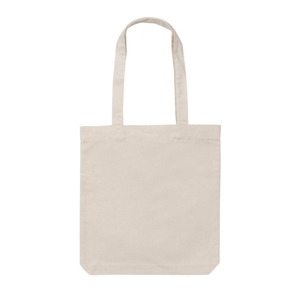 Sacoșă din pânză reciclată brută Impact Aware™ 285 gsm personalizat cu logo