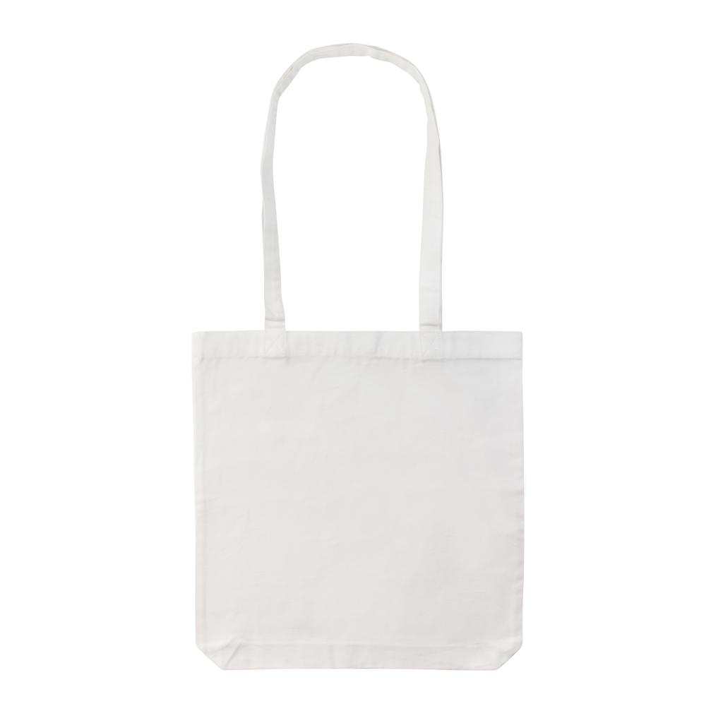 Sacoșă Impact AWARE™ din bumbac reciclat de 145g personalizat cu logo