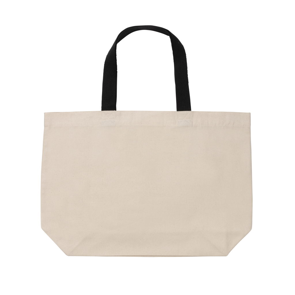 Sacoșă mare din pânză brută reciclată Impact Aware™ 240 gsm personalizat cu logo