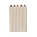 Set 12 creioane colorate infinity Micki GRS personalizat cu logo