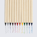 Set 12 creioane colorate infinity Micki GRS personalizat cu logo