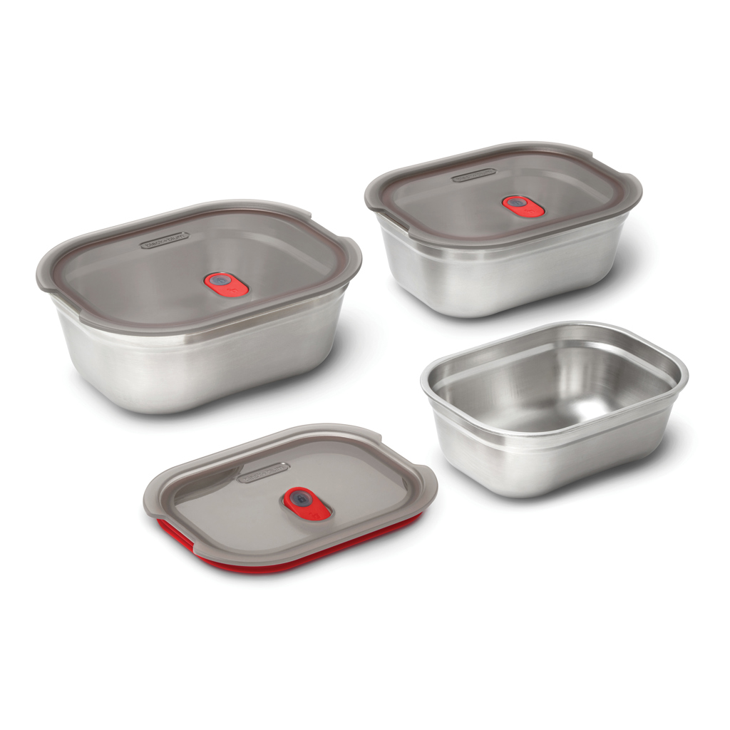 Set 3 cutii Mealprep Black+Blum, diverse dimensiuni personalizat cu logo