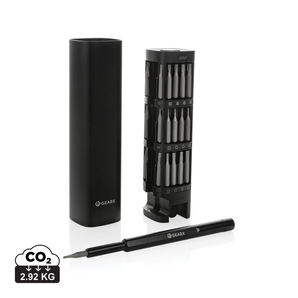 Set 46 piese șurubelnițe de precizie GearX aluminiu reciclat