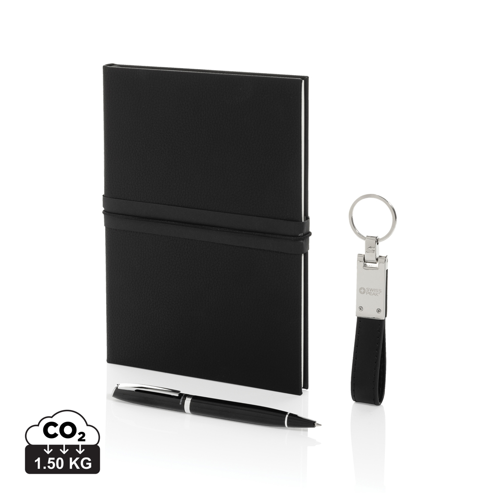 Set cadou business Swiss Peak certificat RCS personalizat cu logo