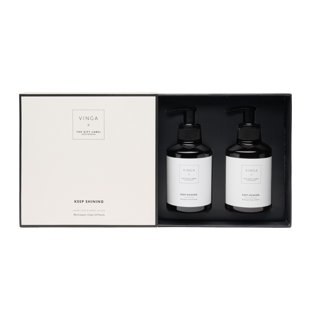Set cadou îngrijire mâini VINGA x TGL personalizat cu logo