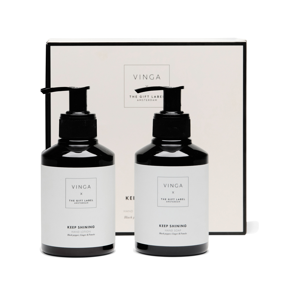 Set cadou îngrijire mâini VINGA x TGL personalizat cu logo