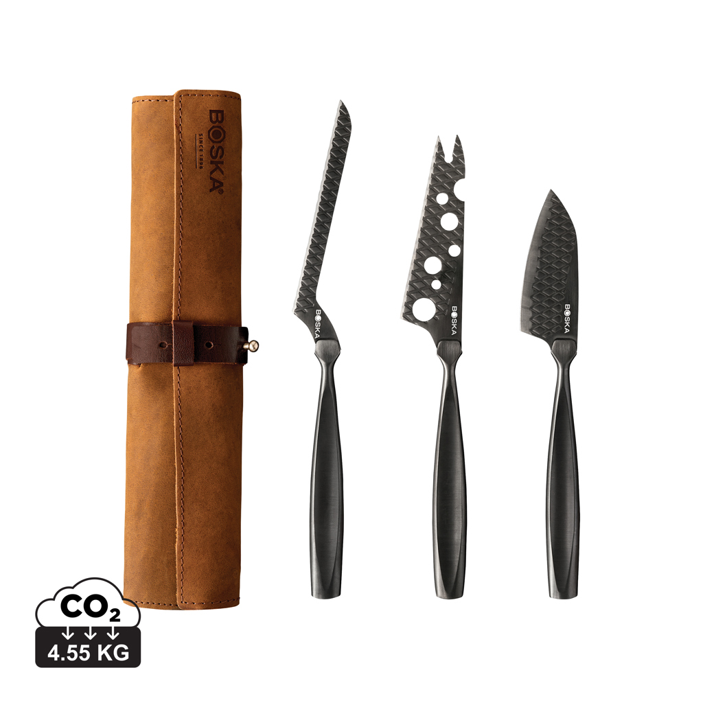 Set cuțite de brânză BOSKA Monaco+ Black