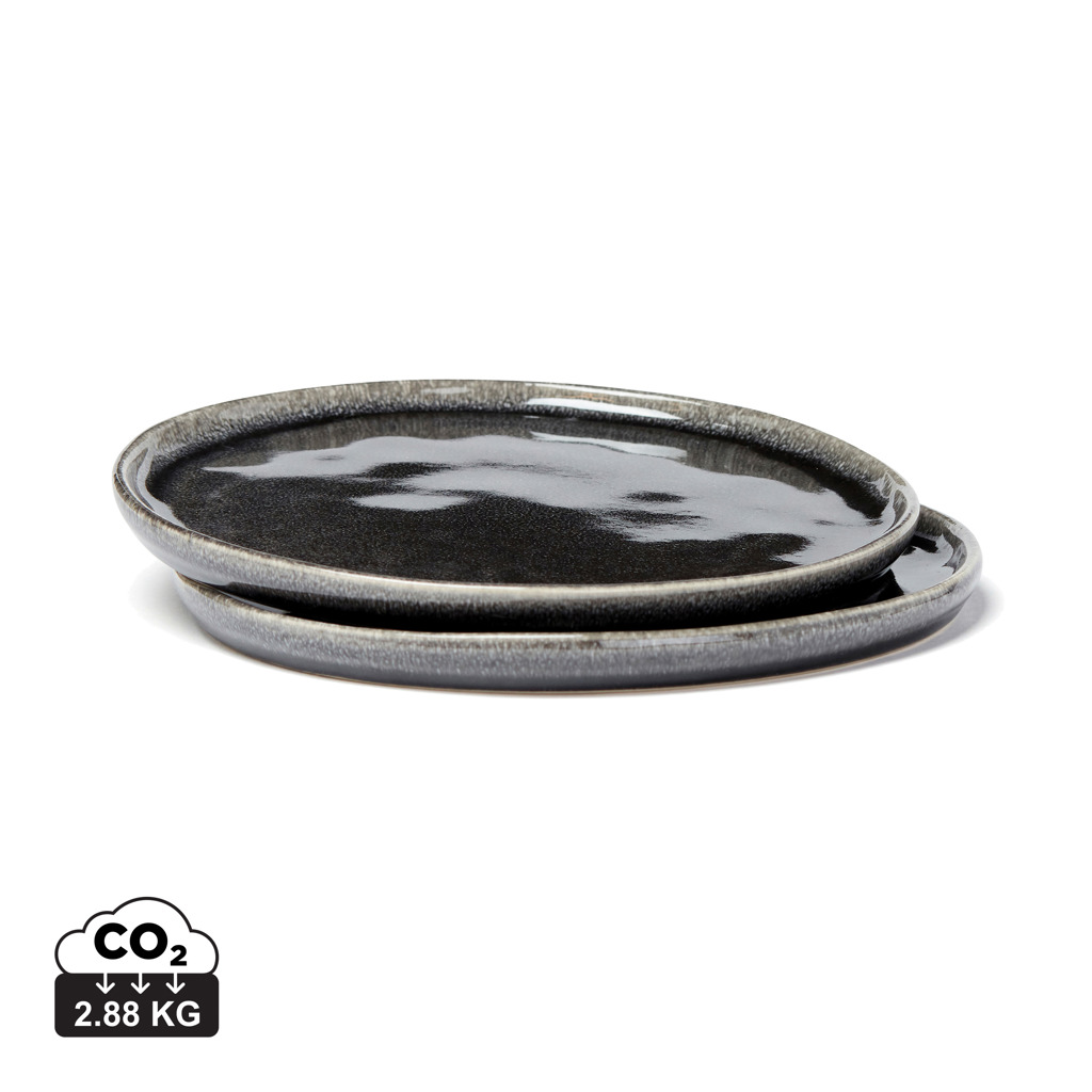 Set de 2 farfurii VINGA Nomimono 26,5 cm personalizat cu logo